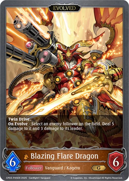 Blazing Flare Dragon - P45EN (Foil) (CP03-P45EN) [Cardfight!! Vanguard] - Bushiroad - Card Brawlers | Quebec | Canada |