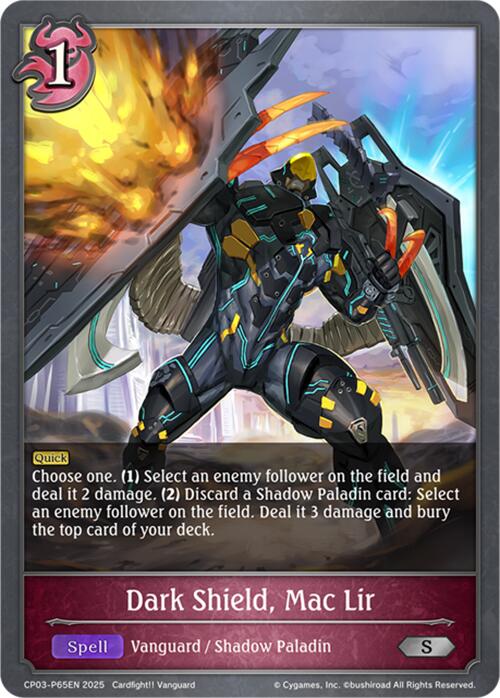 Dark Shield, Mac Lir - P65EN (Foil) (CP03-P65EN) [Cardfight!! Vanguard] - Bushiroad - Card Brawlers | Quebec | Canada |