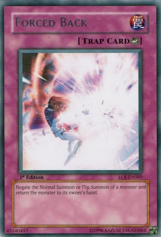 Forced Back [EOJ-EN060] Rare - Yu-Gi-Oh! - Card Brawlers | Quebec | Canada |