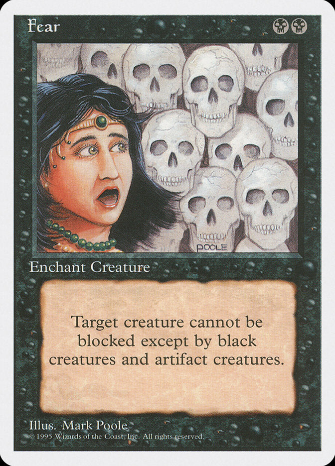 Fear [Fourth Edition] - Magic: The Gathering - Card Brawlers | Quebec | Canada |