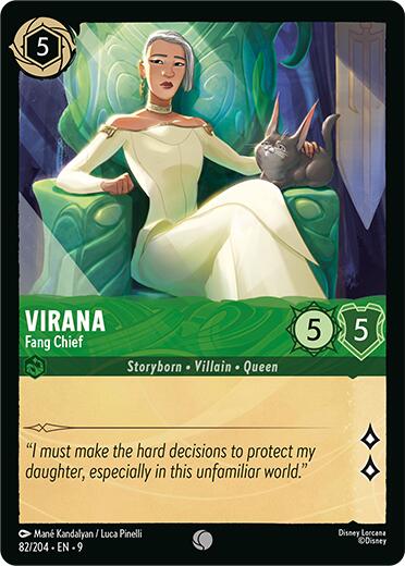 Virana - Fang Chief (82/204) [Fabled] - Disney - Card Brawlers | Quebec | Canada |