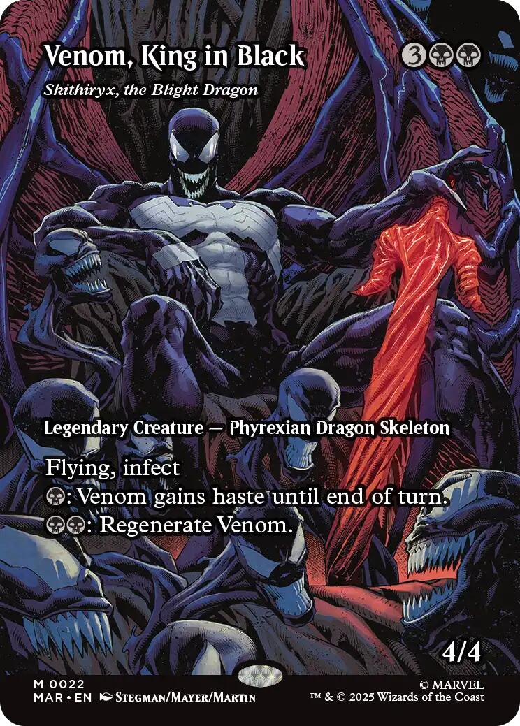 Venom, King in Black - Skithiryx, the Blight Dragon (Borderless) [Marvel Universe: Eternal-Legal] - Magic: The Gathering - Card Brawlers | Quebec | Canada |