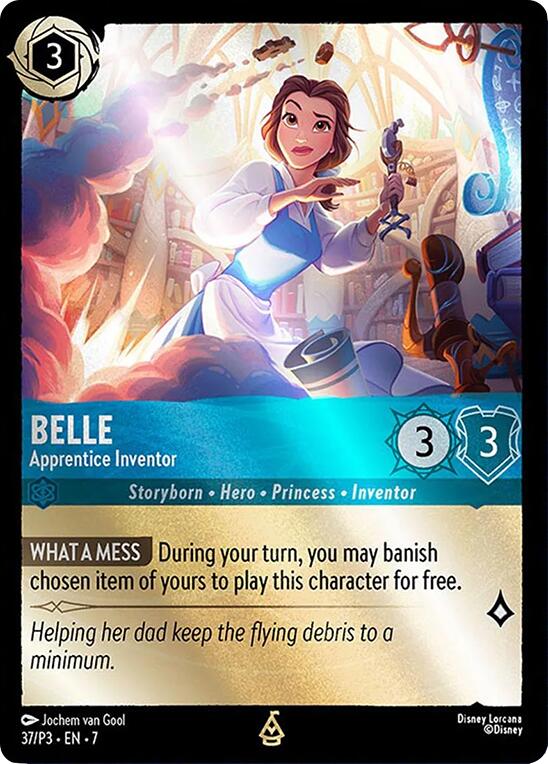 Belle - Apprentice Inventor (37) [Promo Cards] - Disney - Card Brawlers | Quebec | Canada |