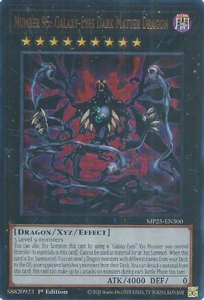 Number 95: Galaxy-Eyes Dark Matter Dragon [MP25-EN300] Ultra Rare - Yu-Gi-Oh! - Card Brawlers | Quebec | Canada |