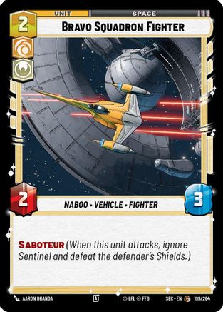 Bravo Squadron Fighter (199/264) (199/264) [Secrets of Power] - Fantasy Flight Games - Card Brawlers | Quebec | Canada |