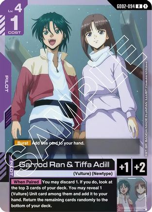 Garrod Ran & Tiffa Adill (GD02-094) - Dual Impact Holofoil