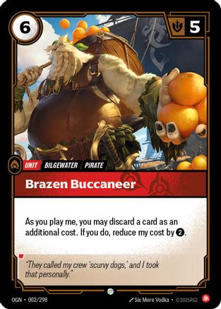 Brazen Buccaneer (002/298) - Origins Foil - Origins - Card Brawlers | Quebec | Canada |