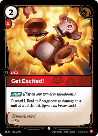 Get Excited! (008/298) - Origins - Origins - Card Brawlers | Quebec | Canada |