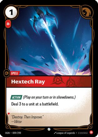 Hextech Ray (009/298) - Origins Foil - Origins - Card Brawlers | Quebec | Canada |