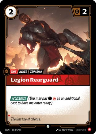 Legion Rearguard (010/298) - Origins Foil - Origins - Card Brawlers | Quebec | Canada |