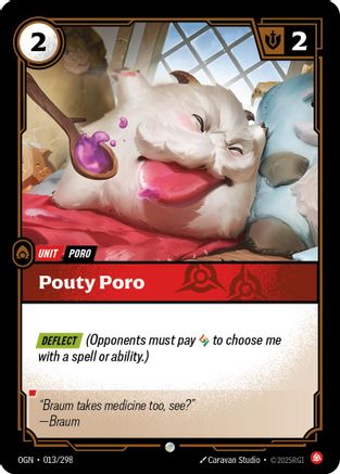 Pouty Poro (013/298) - Origins - Origins - Card Brawlers | Quebec | Canada |