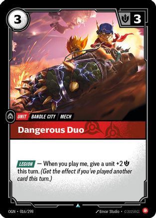Dangerous Duo (016/298) - Origins Foil - Origins - Card Brawlers | Quebec | Canada |