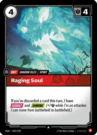 Raging Soul (019/298) - Origins - Origins - Card Brawlers | Quebec | Canada |