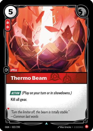 Thermo Beam (022/298) - Origins Foil - Origins - Card Brawlers | Quebec | Canada |