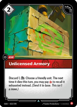 Unlicensed Armory (023/298) - Origins Foil - Origins - Card Brawlers | Quebec | Canada |