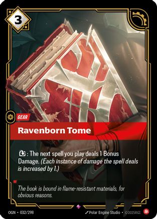 Ravenborn Tome (032/298) - Origins Foil - Origins - Card Brawlers | Quebec | Canada |