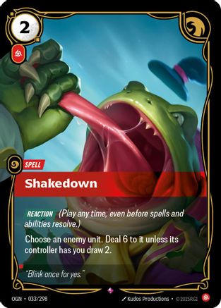 Shakedown (033/298) - Origins Foil - Origins - Card Brawlers | Quebec | Canada |