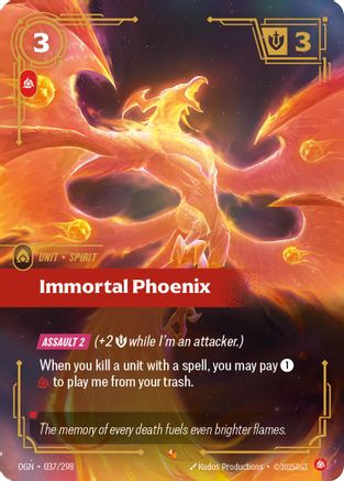 Immortal Phoenix (037/298) - Origins Foil - Origins - Card Brawlers | Quebec | Canada |