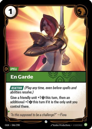 En Garde (046/298) - Origins Foil - Origins - Card Brawlers | Quebec | Canada |