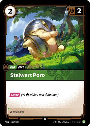 Stalwart Poro (052/298) - Origins Foil - Origins - Card Brawlers | Quebec | Canada |