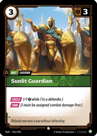 Sunlit Guardian (054/298) - Origins - Origins - Card Brawlers | Quebec | Canada |