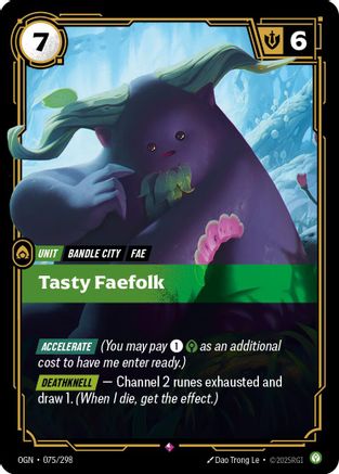 Tasty Faefolk (075/298) - Origins Foil - Origins - Card Brawlers | Quebec | Canada |