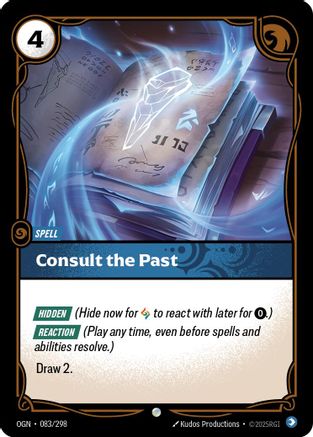 Consult the Past (083/298) - Origins Foil - Origins - Card Brawlers | Quebec | Canada |