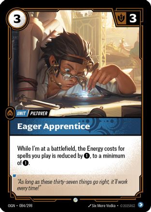 Eager Apprentice (084/298) - Origins Foil - Origins - Card Brawlers | Quebec | Canada |