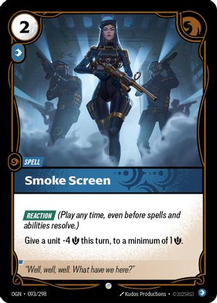 Smoke Screen (093/298) - Origins - Origins - Card Brawlers | Quebec | Canada |