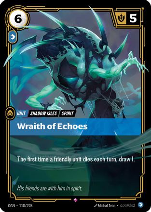 Wraith of Echoes (118/298) - Origins Foil - Origins - Card Brawlers | Quebec | Canada |