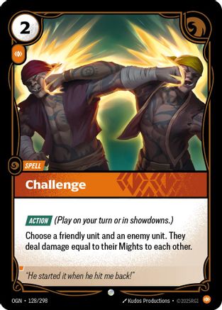 Challenge (128/298) - Origins - Origins - Card Brawlers | Quebec | Canada |