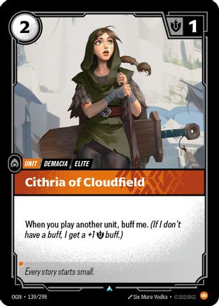 Cithria of Cloudfield (139/298) - Origins - Origins - Card Brawlers | Quebec | Canada |