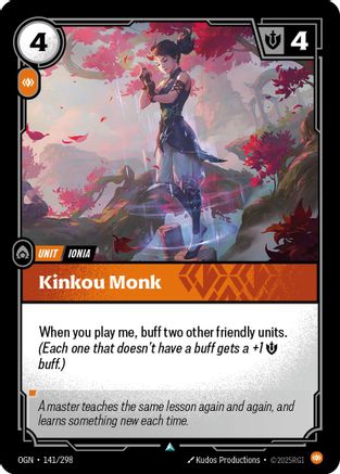 Kinkou Monk (141/298) - Origins Foil - Origins - Card Brawlers | Quebec | Canada |