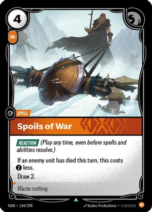 Spoils of War (144/298) - Origins Foil - Origins - Card Brawlers | Quebec | Canada |