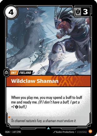 Wildclaw Shaman (147/298) - Origins Foil - Origins - Card Brawlers | Quebec | Canada |