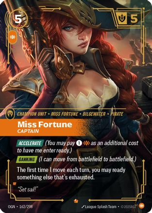 Miss Fortune - Captain (162/298) - Origins Foil - Origins - Card Brawlers | Quebec | Canada |