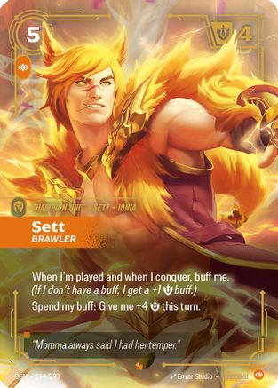 Sett - Brawler (164/298) - Origins Foil - Origins - Card Brawlers | Quebec | Canada |