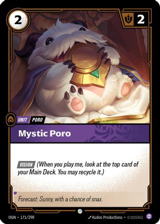 Mystic Poro (171/298) - Origins Foil - Origins - Card Brawlers | Quebec | Canada |