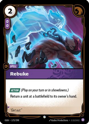 Rebuke (172/298) - Origins Foil - Origins - Card Brawlers | Quebec | Canada |