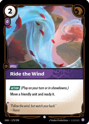 Ride The Wind (173/298) - Origins - Origins - Card Brawlers | Quebec | Canada |