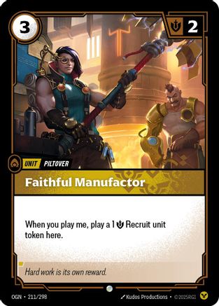 Faithful Manufactor (211/298) - Origins Foil - Origins - Card Brawlers | Quebec | Canada |