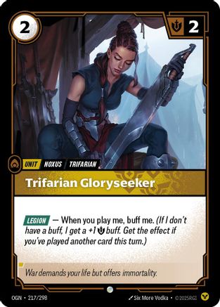 Trifarian Gloryseeker (217/298) - Origins Foil - Origins - Card Brawlers | Quebec | Canada |