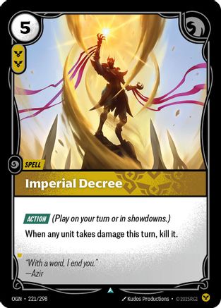 Imperial Decree (221/298) - Origins Foil - Origins - Card Brawlers | Quebec | Canada |