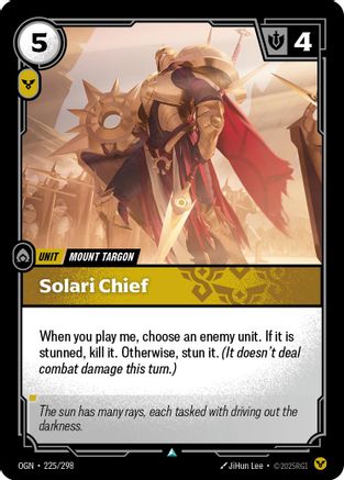 Solari Chief (225/298) - Origins Foil - Origins - Card Brawlers | Quebec | Canada |