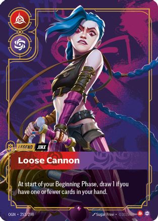 Jinx - Loose Cannon (251/298) - Origins Foil - Origins - Card Brawlers | Quebec | Canada |