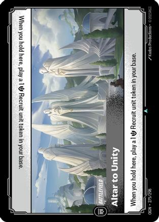 Altar to Unity (275/298) - Origins Foil - Origins - Card Brawlers | Quebec | Canada |