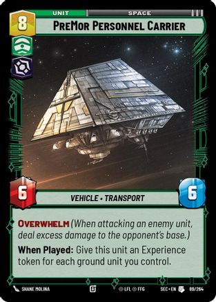 PreMor Personnel Carrier (89/264) (89/264) [Secrets of Power] - Fantasy Flight Games - Card Brawlers | Quebec | Canada |