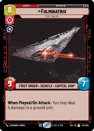 Fulminatrix (142/264) - Fleet Killer (142/264) [Secrets of Power] - Fantasy Flight Games - Card Brawlers | Quebec | Canada |