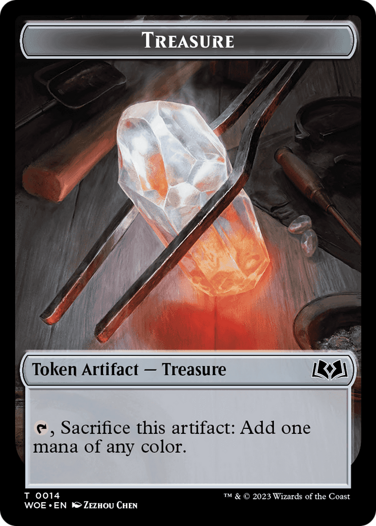 Treasure Token [Wilds of Eldraine Tokens] - Magic: The Gathering - Card Brawlers | Quebec | Canada |