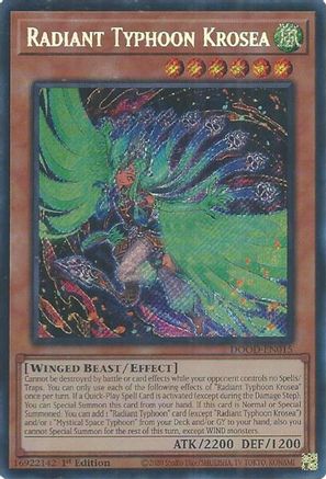 Radiant Typhoon Krosea [DOOD-EN015] Secret Rare - Yu-Gi-Oh! - Card Brawlers | Quebec | Canada |